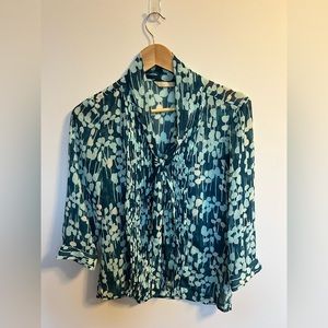 Banana Republic tie-neck blouse